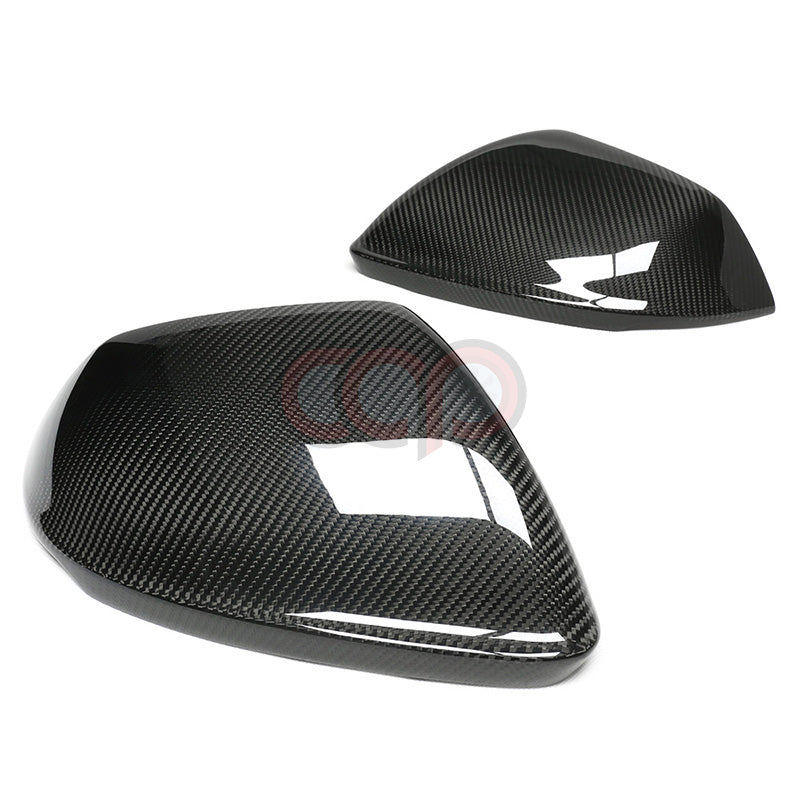 2019-2023 4M B9 Audi Q8/SQ8 - CAP Dry Carbon Fiber Mirror Covers (Pair)