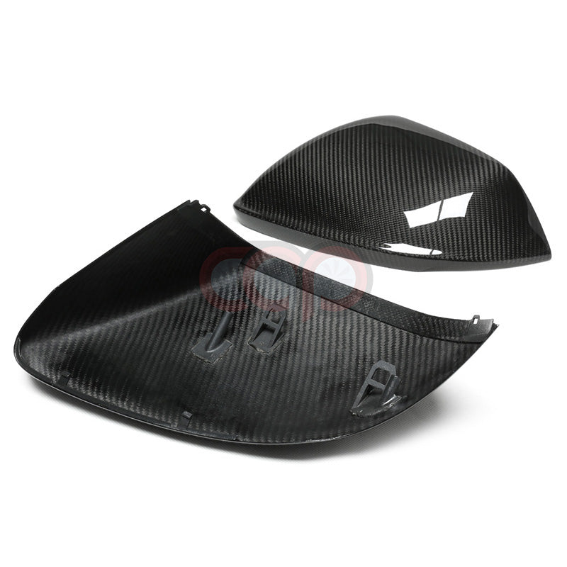 2019-2023 4M B9 Audi Q8/SQ8 - CAP Dry Carbon Fiber Mirror Covers (Pair)