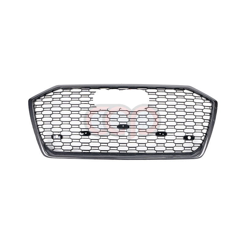 2019-2023 Audi RS6 Honeycomb Grille | C8 Audi A6/S6 - V3 | Real Carbon Fiber