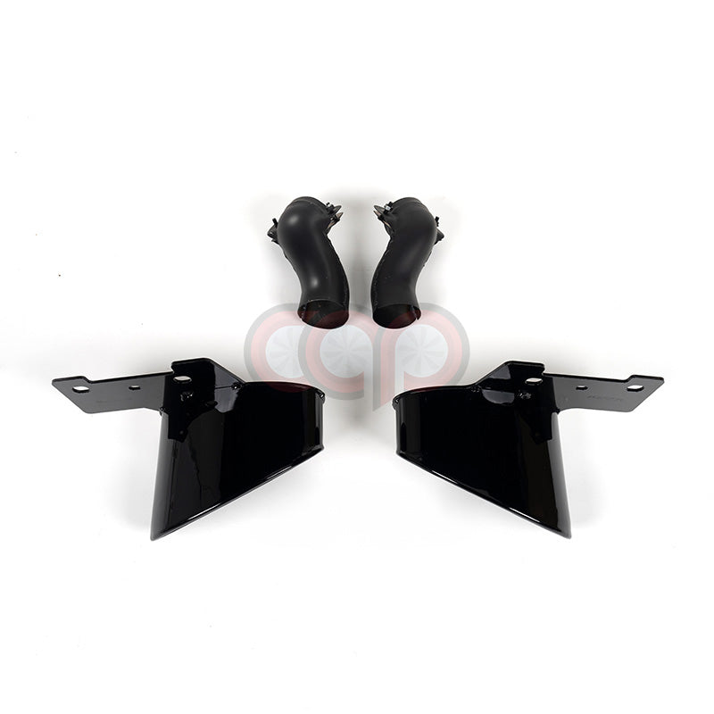 2019-2024 C8 Audi A6 S-Line/S6 - CAP Gloss Black RS6 Style Rear Diffuser with RS Exhaust Tips