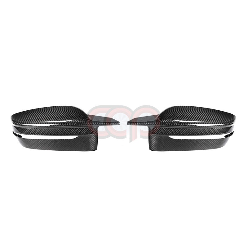 2019+ BMW G20 3 Series, G22 4 Series, G42 2 Series - Dry Carbon Fiber Mirror Covers (Pair)