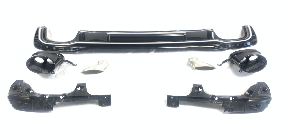 2020-2025 B9.5 Audi A4 Allroad - CAP Gloss Black RS Style Rear Diffuser