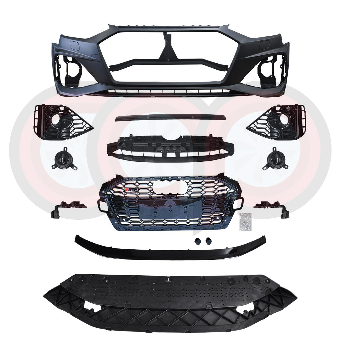 2020-2025 B9.5 Audi A4 Allroad CAP Front Bumper | B9.5 Audi RS4 Bumper