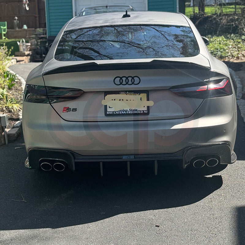 2020-2024 B9.5 Audi A5 S-Line/S5 - CAP Carbon Fiber Diffuser - V1