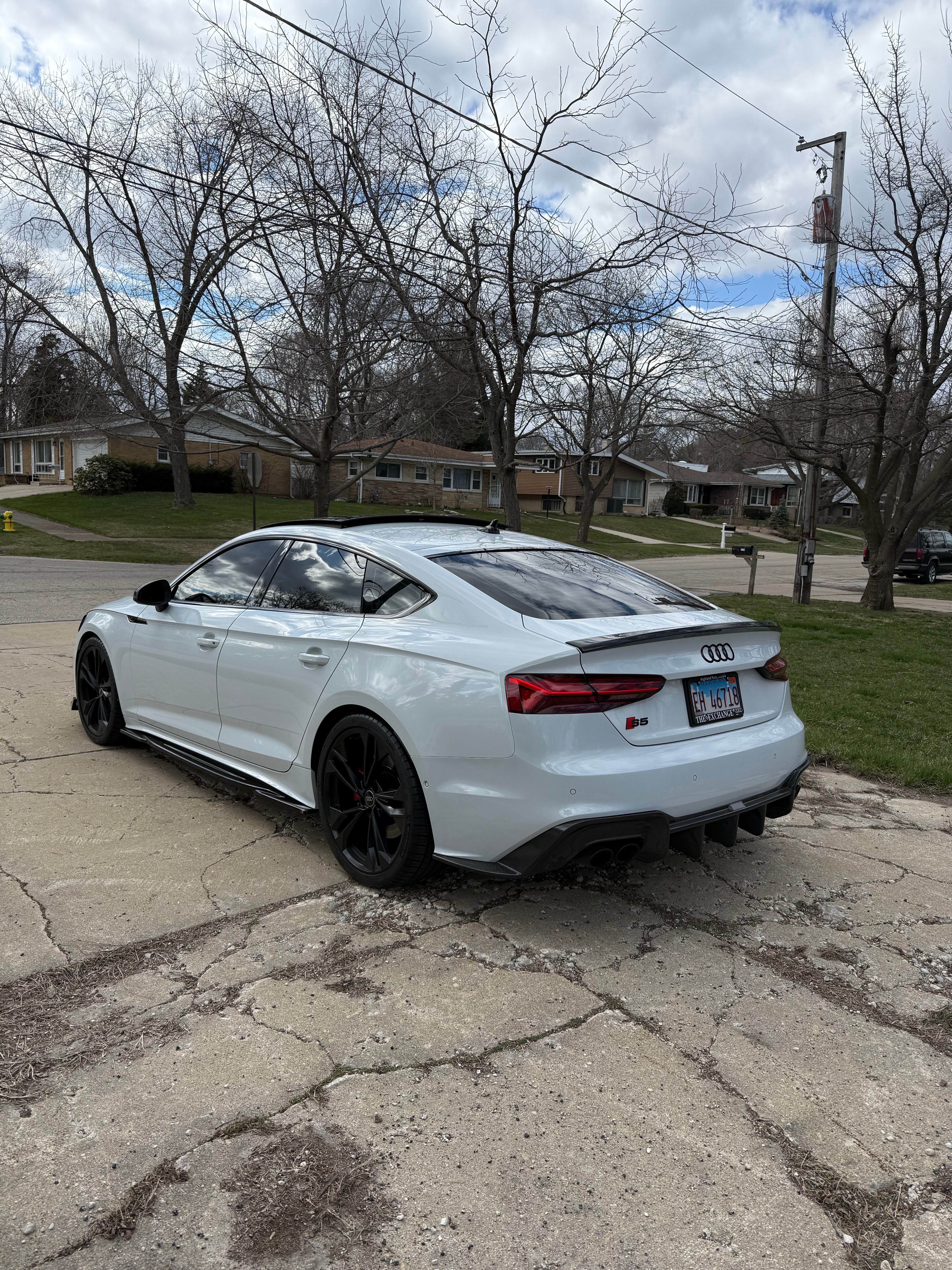 2020-2024 B9.5 Audi A5 S-Line/S5 - CAP Carbon Fiber Diffuser - V1