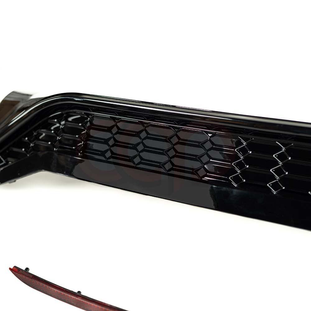 2020-2024 B9.5 Audi A5 S-Line/S5 - CAP Gloss Black RS5 Style Rear Diffuser with RS Exhaust Tips