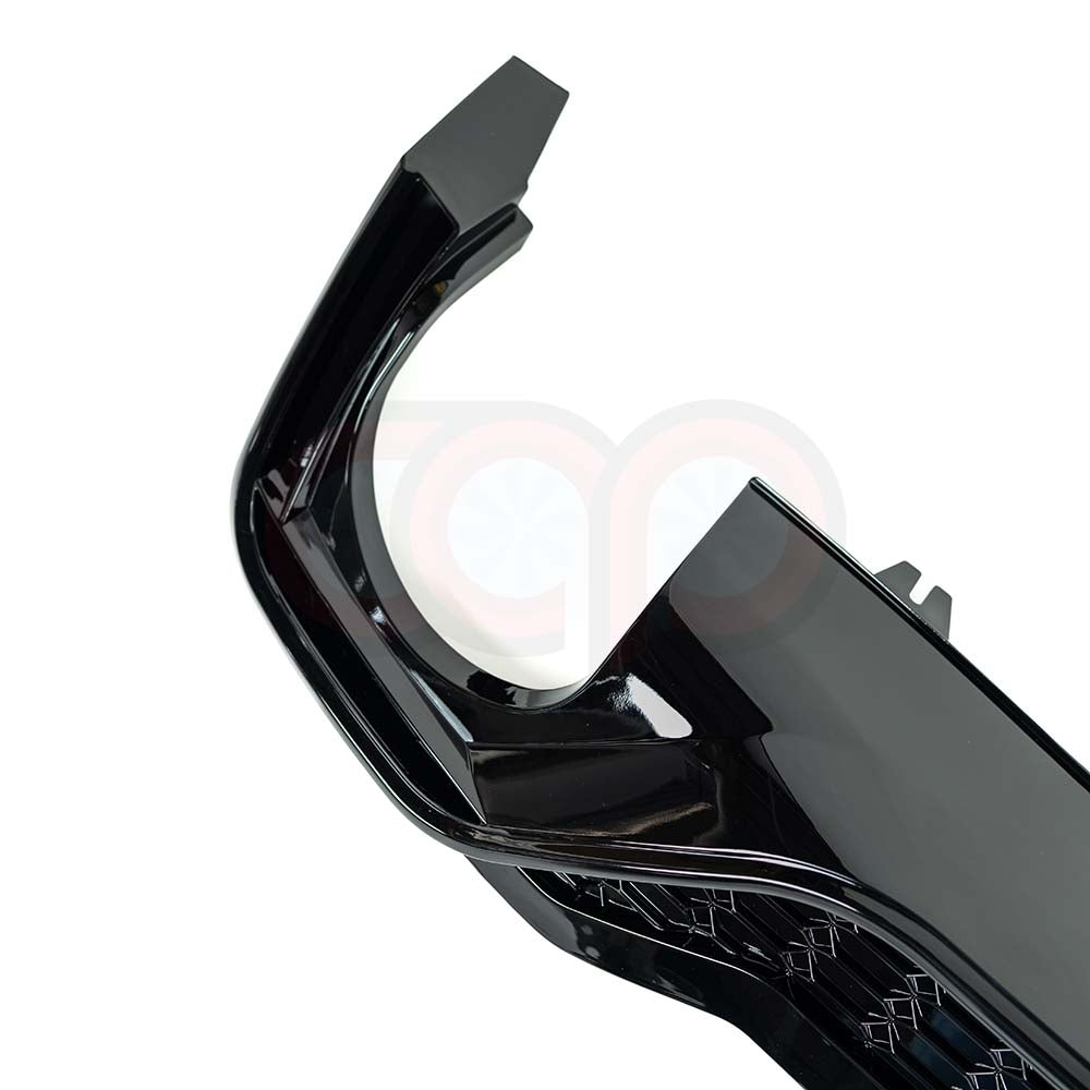 2020-2024 B9.5 Audi A5 S-Line/S5 - CAP Gloss Black RS5 Style Rear Diffuser with RS Exhaust Tips