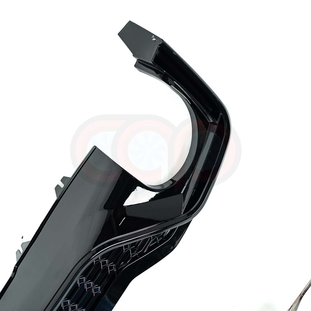 2020-2024 B9.5 Audi A5 S-Line/S5 - CAP Gloss Black RS5 Style Rear Diffuser with RS Exhaust Tips