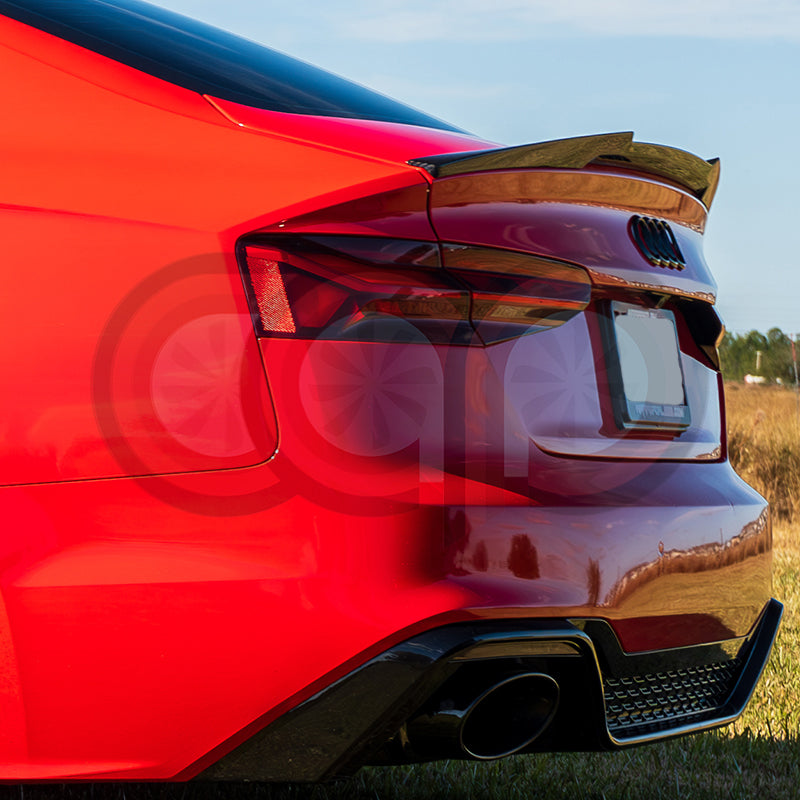 2020-2024 B9.5 Audi A5 S-Line/S5 - CAP Gloss Black RS5 Style Rear Diffuser with RS Exhaust Tips