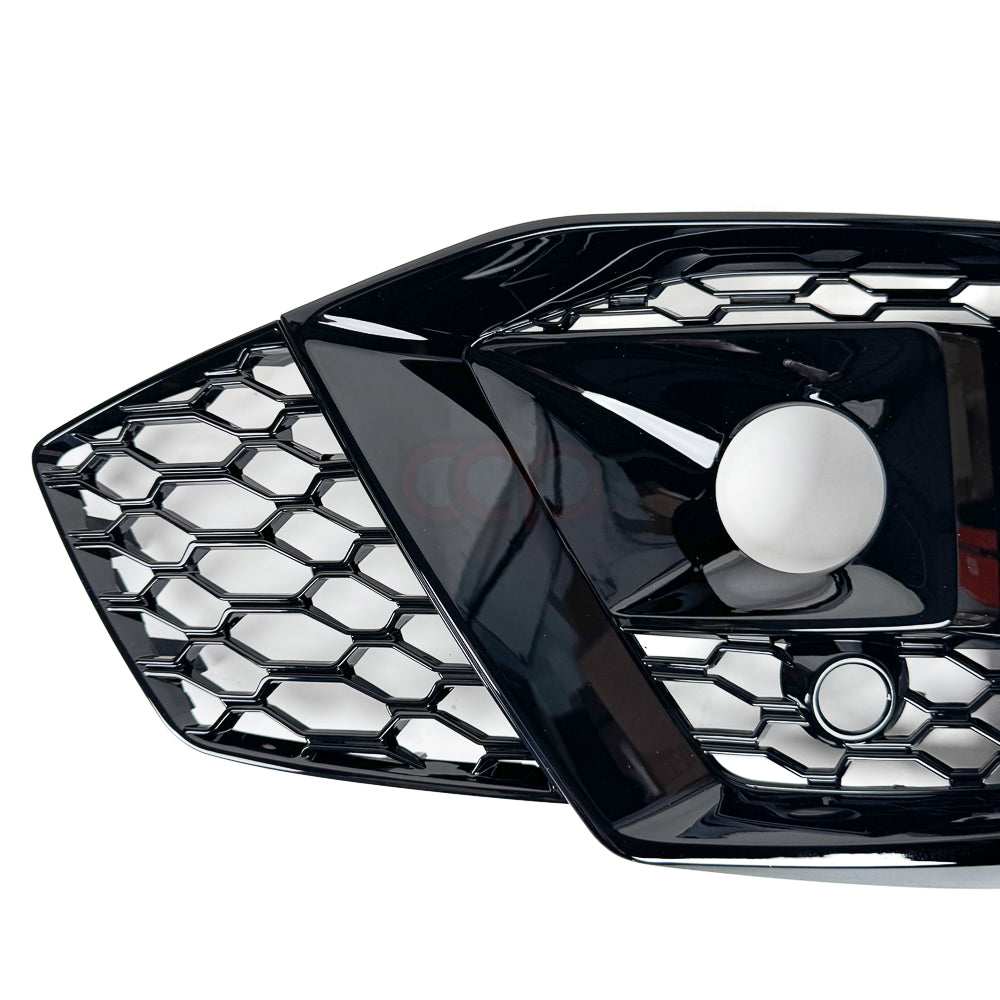 2020-2025 Audi RS5 Honeycomb Fog Grilles | B9.5 Audi A5 S-Line/S5