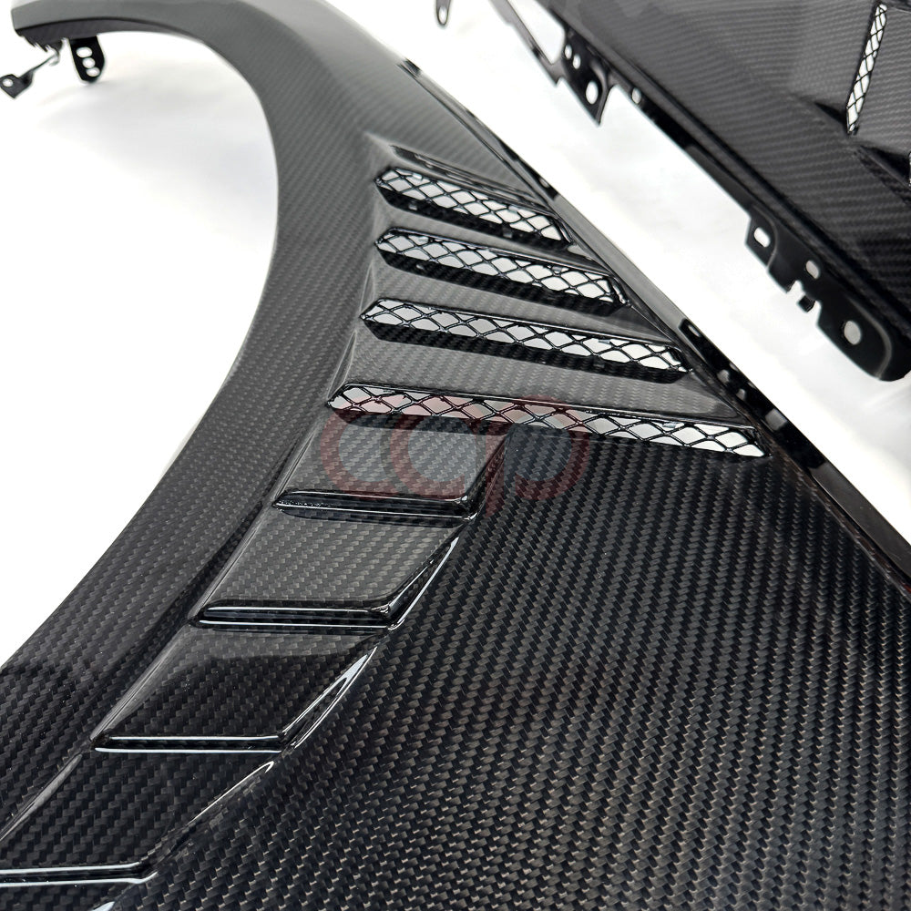 2020-2025 B9.5 AUDI A4/S4 CAP Dry Carbon Fiber Fenders (Pair)