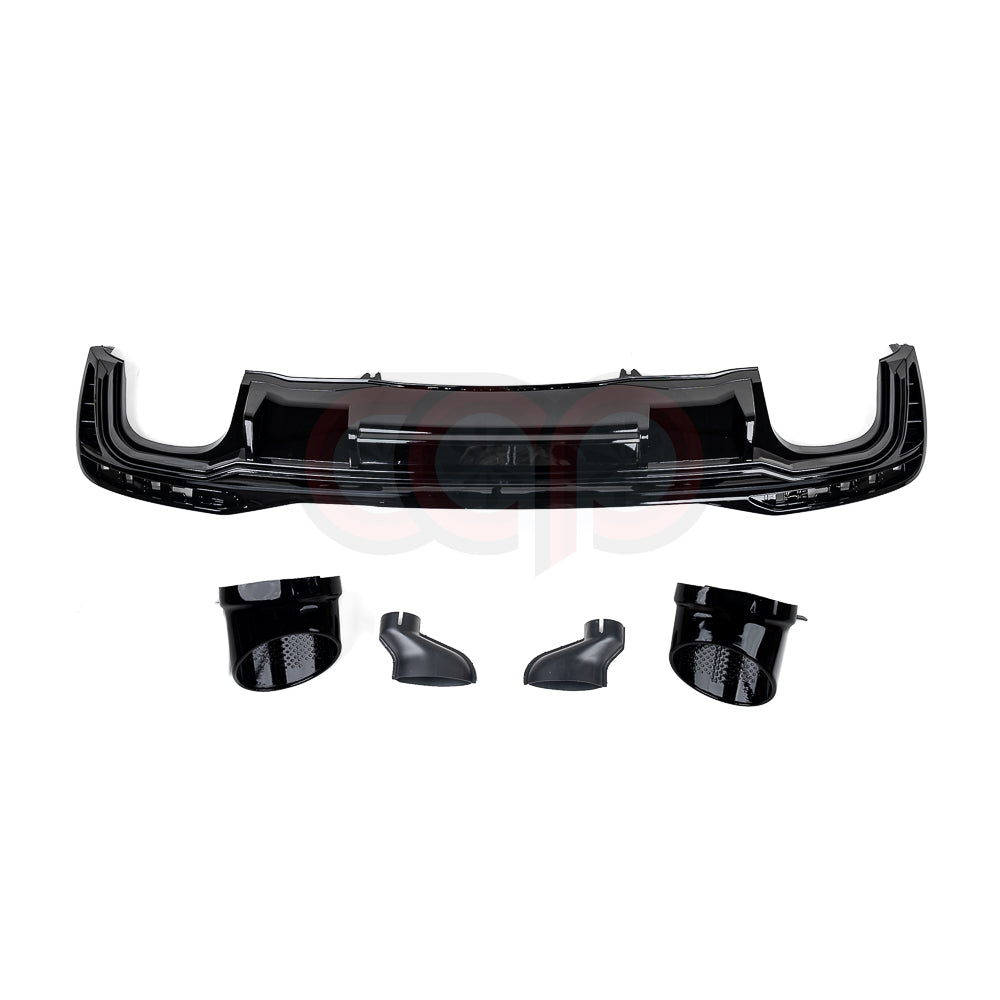 2020-2025 B9.5 Audi A4 Allroad - CAP Gloss Black RS Style Rear Diffuser