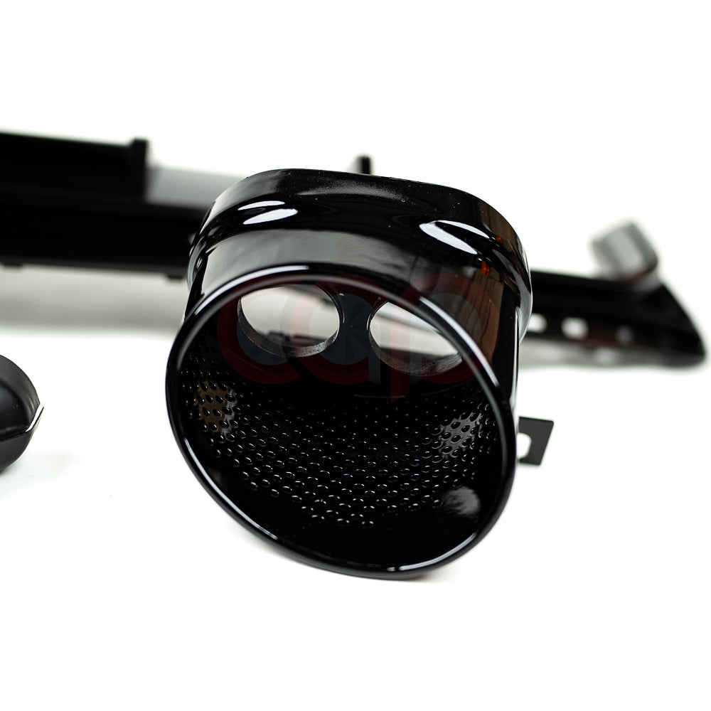 2020-2025 B9.5 Audi A4 Allroad - CAP Gloss Black RS Style Rear Diffuser