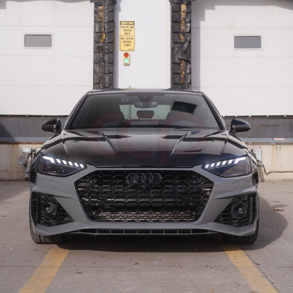 2020-2025 B9.5 Audi A4/S4 CAP Front Bumper | B9.5 Audi RS4 Bumper - V1