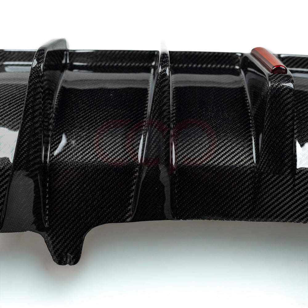2020-2025 B9.5 Audi S4 - CAP Carbon Fiber Diffuser - Vertical LED V2