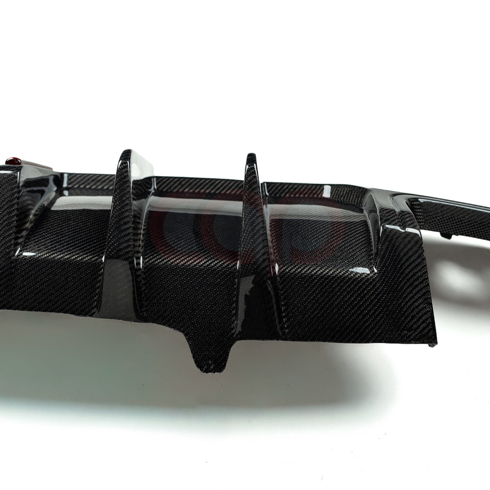 2020-2025 B9.5 Audi S4 - CAP Carbon Fiber Diffuser - Vertical LED V2