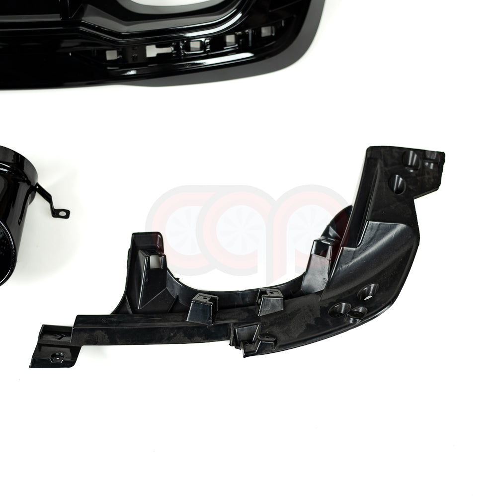 2020-2025 B9.5 Audi S4 - CAP Gloss Black RS Style Rear Diffuser with Exhaust Tips