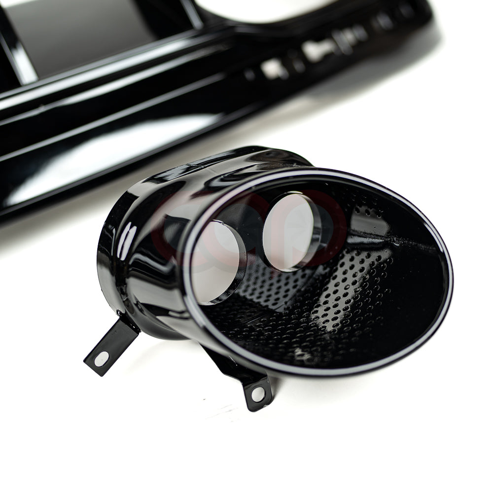 2020-2025 B9.5 Audi S4 - CAP Gloss Black RS Style Rear Diffuser with Exhaust Tips
