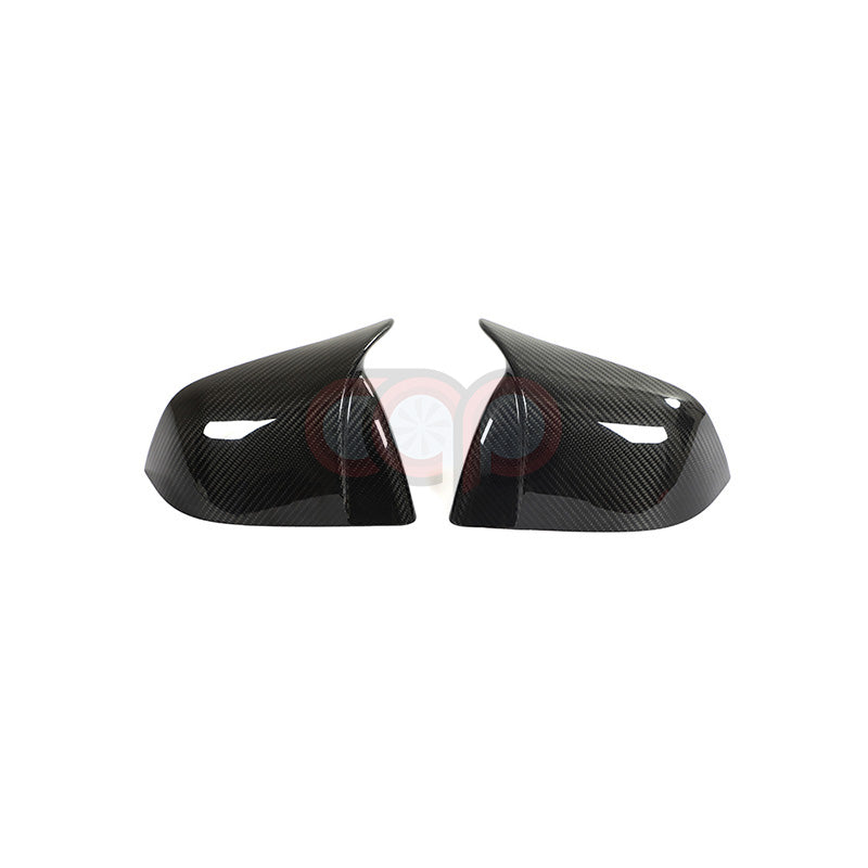 2020-2023 Tesla Model Y - Carbon Fiber Mirror Covers (Pair) Stick-On-CAP