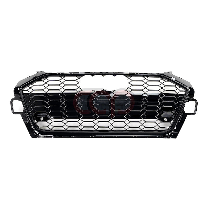 2020-2025 Audi RS4 Honeycomb Grille | B9.5 Audi A4/S4 Black Frame Black Honeycomb Mesh