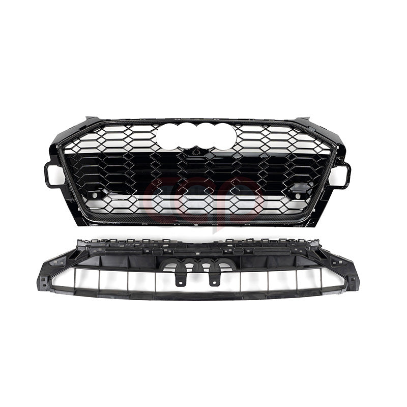 2020-2025 Audi RS4 Honeycomb Grille | B9.5 Audi A4/S4 | Real Carbon Fiber