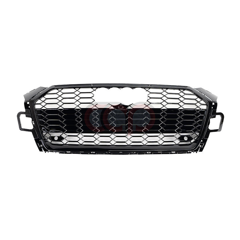 2020-2024 B9.5 Audi RS5 Honeycomb Grille | B9.5 Audi A5/S5 Black Frame Black Mesh
