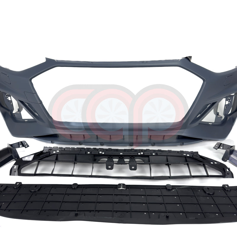2020-2025 B9.5 Audi A4/S4 CAP Front Bumper | B9.5 Audi RS4 Bumper - V2