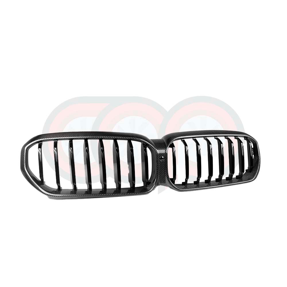 2021-2023 BMW G30 5 Series LCI - Dry Carbon Fiber Single Slat Grille