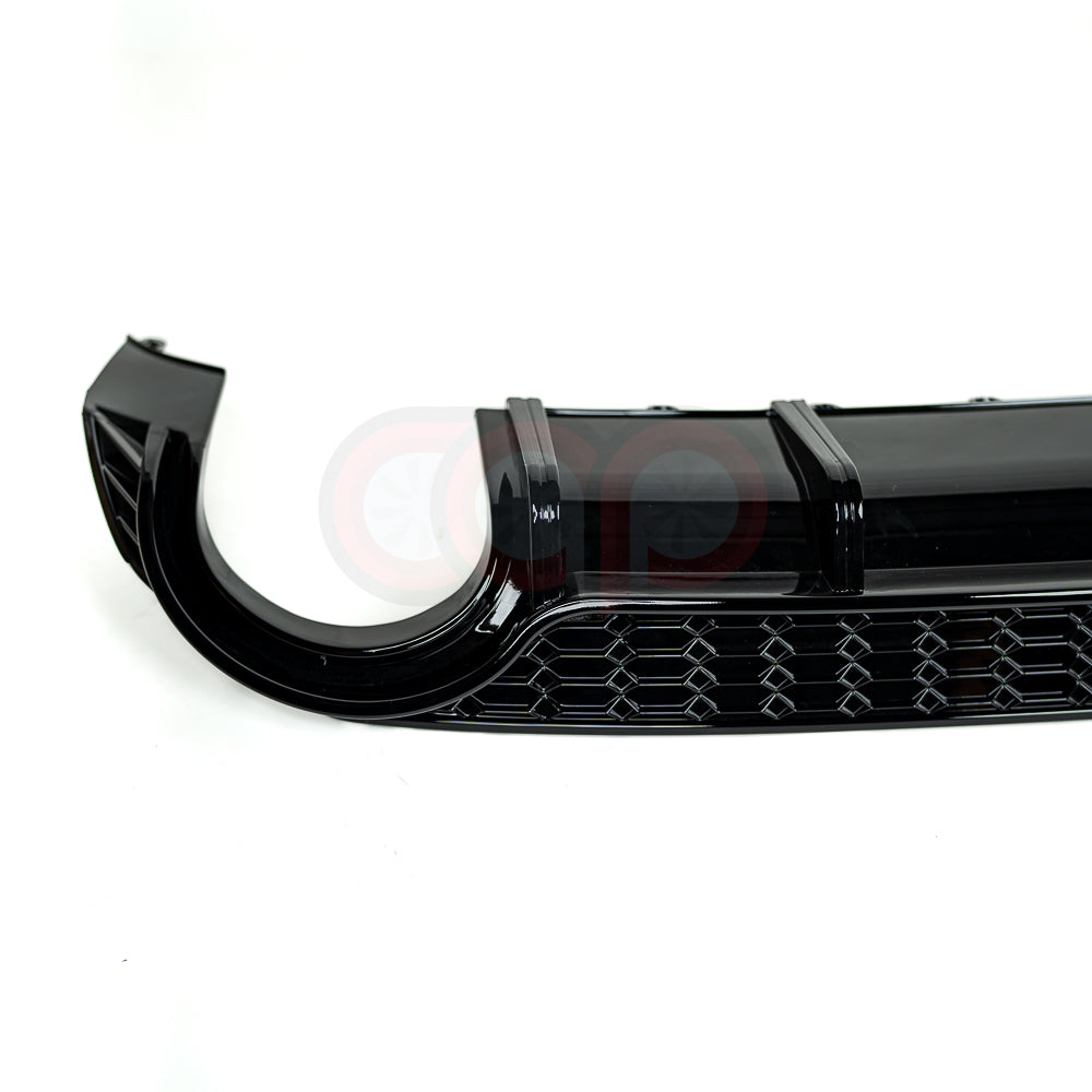 2021-2024 8Y Audi A3 S-Line/S3 - CAP Gloss Black RS3 Style Rear Diffuser with RS Exhaust Tips