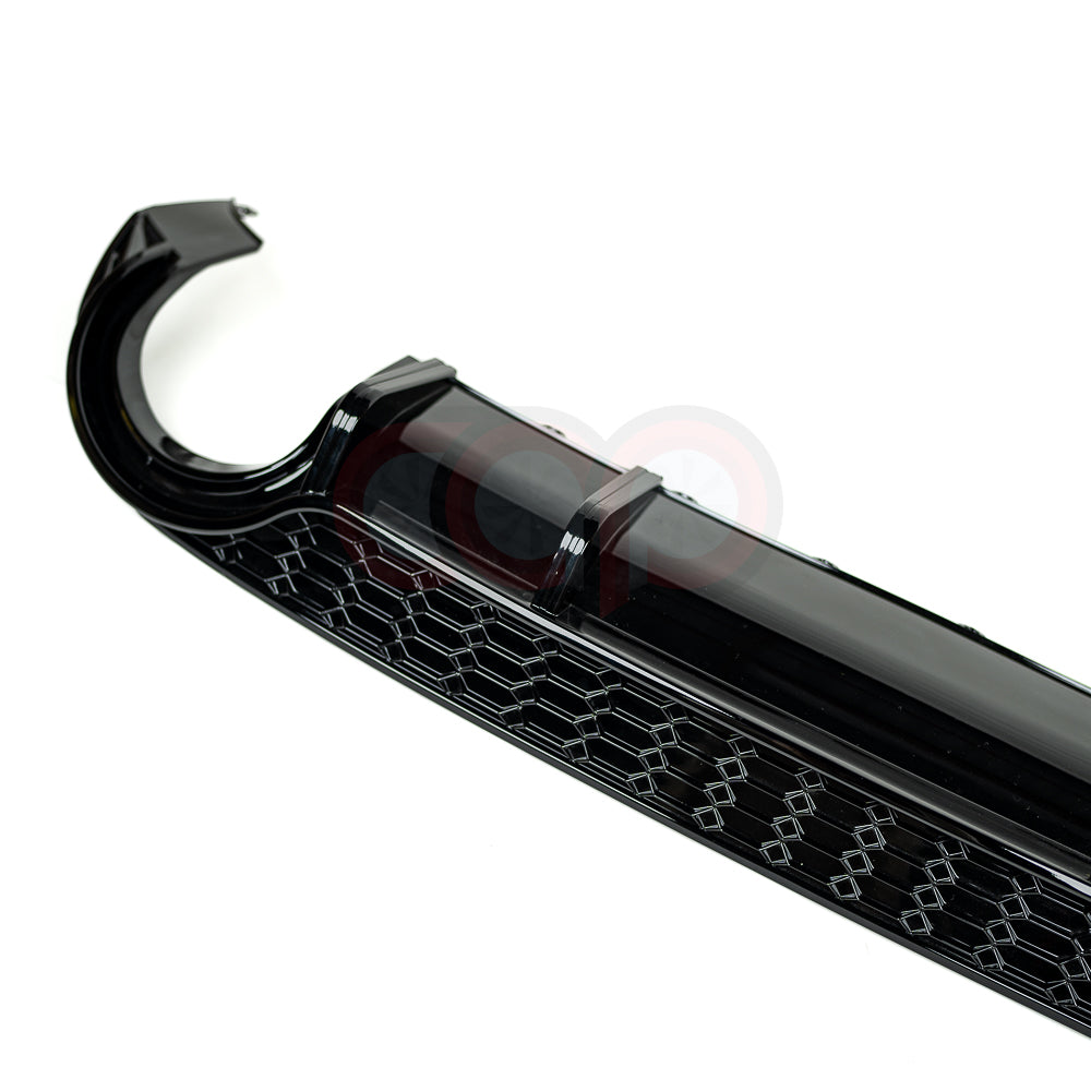 2021-2024 8Y Audi A3 S-Line/S3 - CAP Gloss Black RS3 Style Rear Diffuser with RS Exhaust Tips