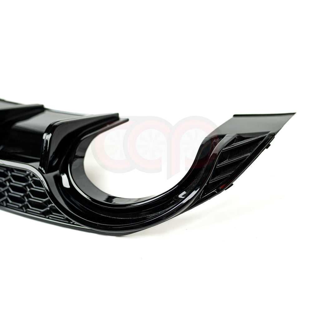 2021-2024 8Y Audi A3 S-Line/S3 - CAP Gloss Black RS3 Style Rear Diffuser with RS Exhaust Tips