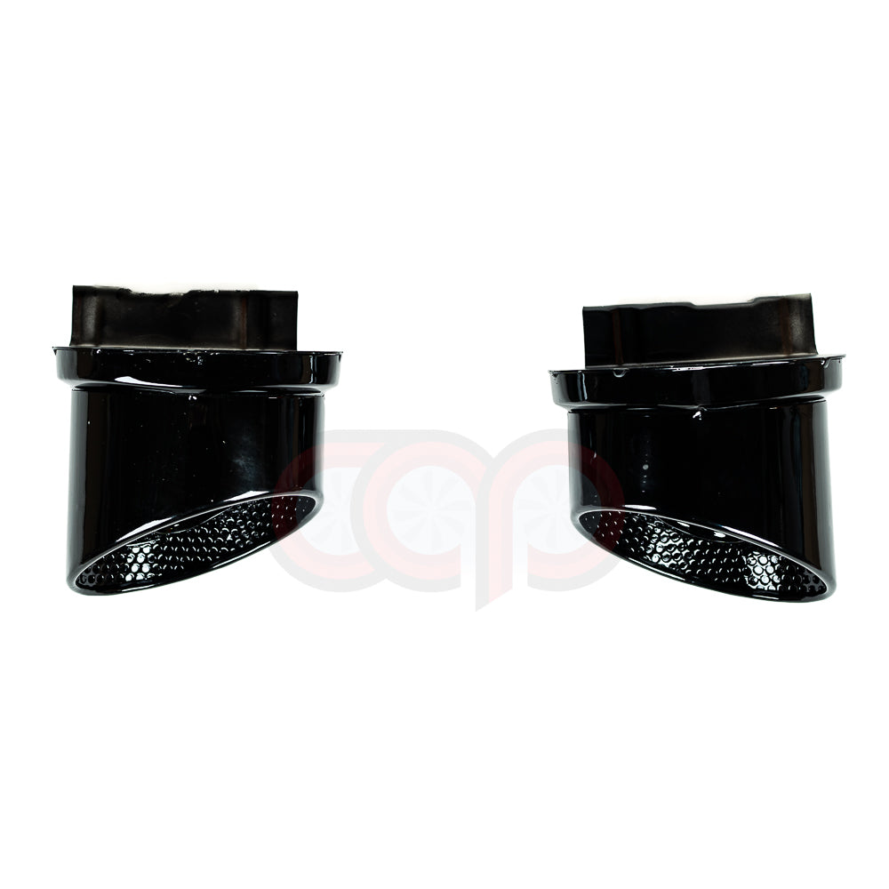 2021-2024 8Y Audi A3 S-Line/S3 - CAP Gloss Black RS3 Style Rear Diffuser with RS Exhaust Tips