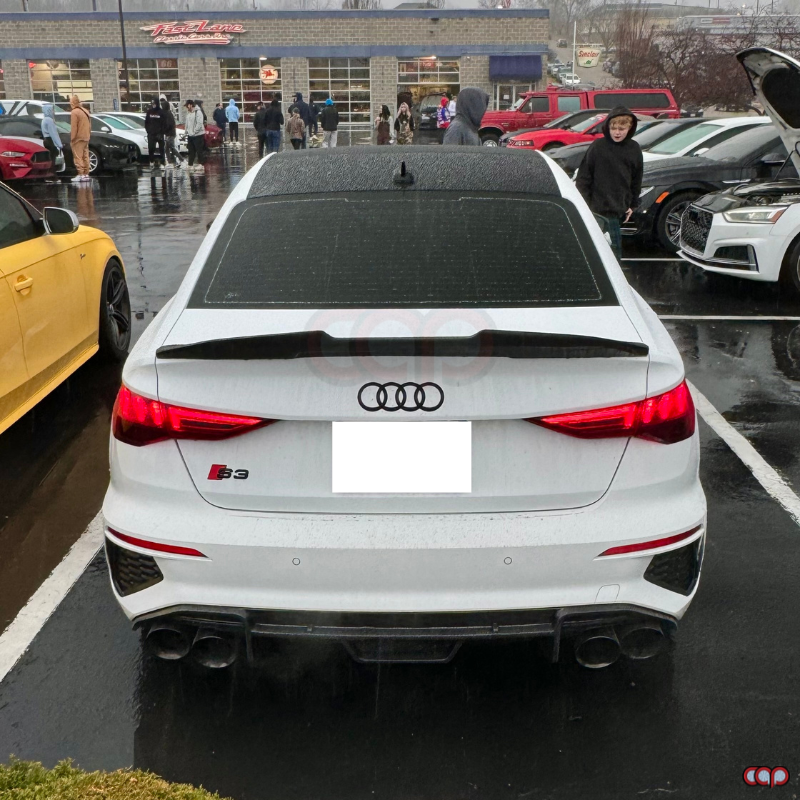 2021-2024 8Y Audi A3/S3/RS3 - Dry Carbon Fiber Spoiler - V3