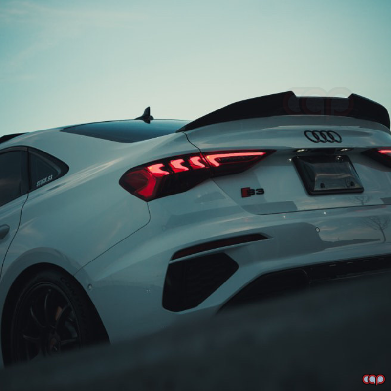 2021-2024 8Y Audi A3/S3/RS3 - Dry Carbon Fiber Spoiler - V3