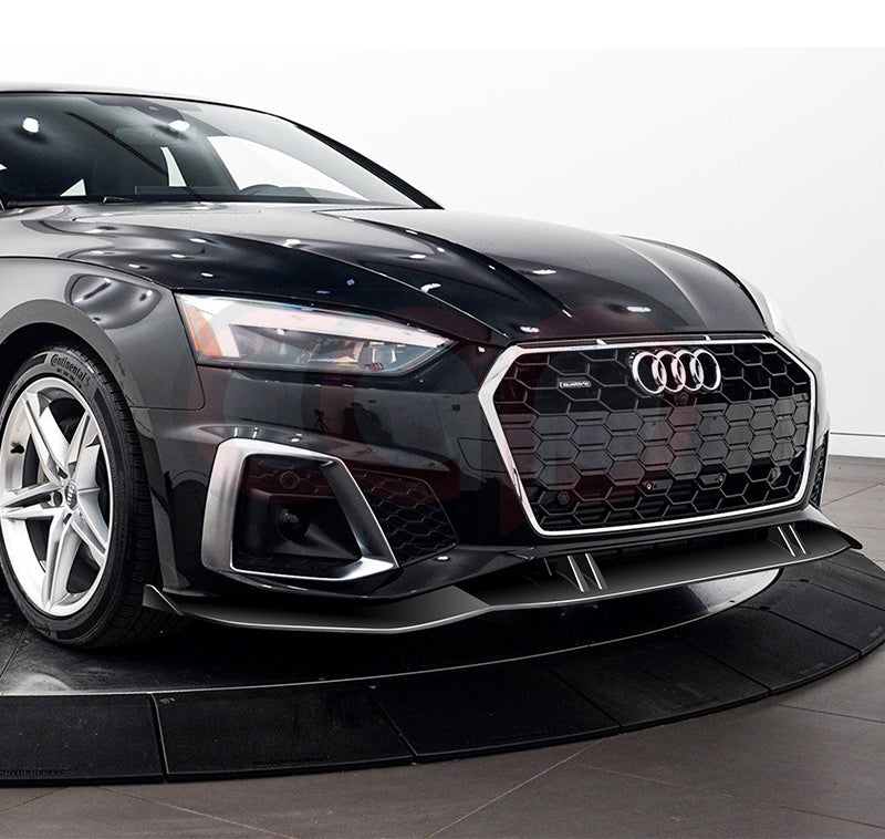 2020-2024 B9.5 Audi A5 S-Line/S5 - Gloss Black Front Lip V2