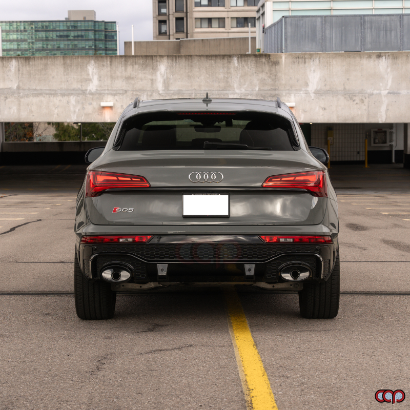 2021-2024 B9.5/FY.5 Audi Q5/SQ5 Sportback - CAP Gloss Black RSQ8 Style Rear Diffuser with RS Exhaust Tips
