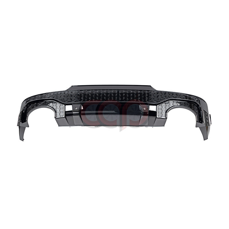 2021-2024 B9.5/FY.5 Audi Q5/SQ5 Sportback - CAP Gloss Black RSQ8 Style Rear Diffuser with RS Exhaust Tips