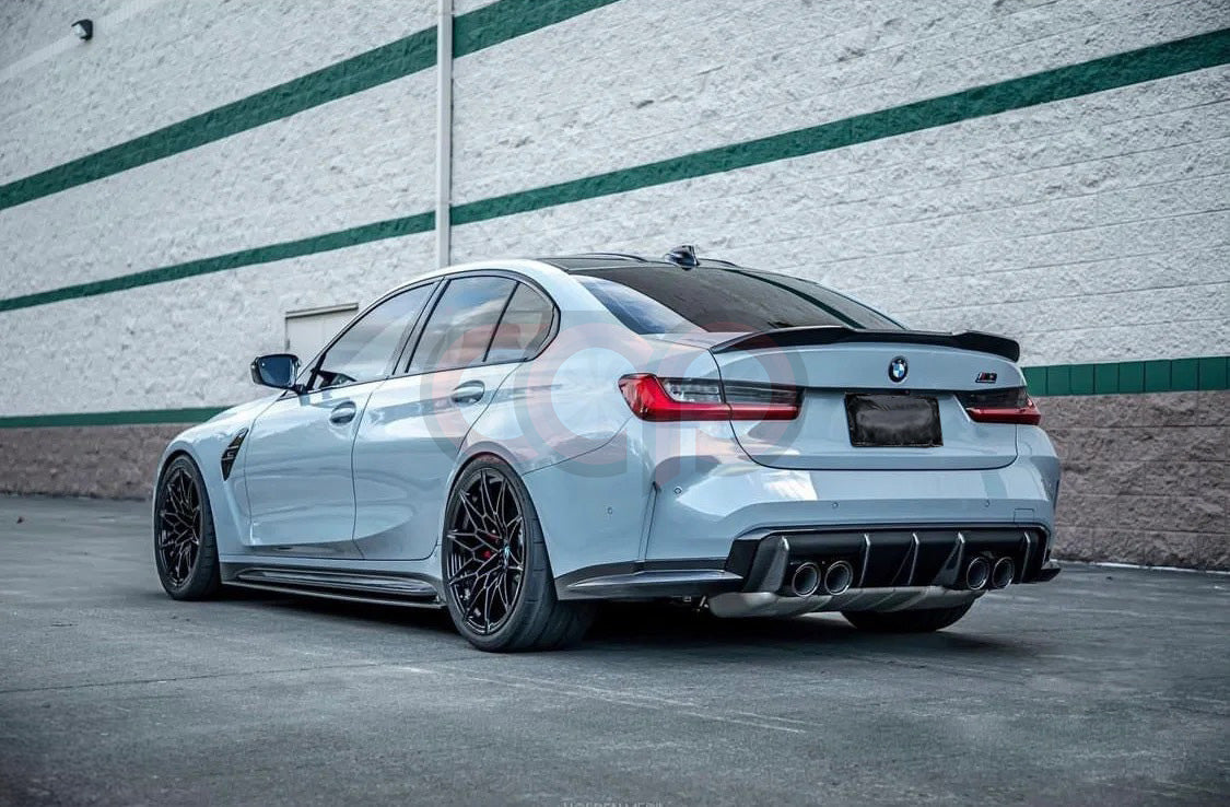 2021-2024 BMW G80 M3 & G82/G83 M4 - CAP Pre Preg Carbon Fiber Diffuser - OEM Style