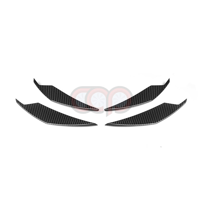 2021-2024 BMW G80 M3 & G82/G83 M4 - Pre Preg Carbon Fiber Front Canards - AC Style