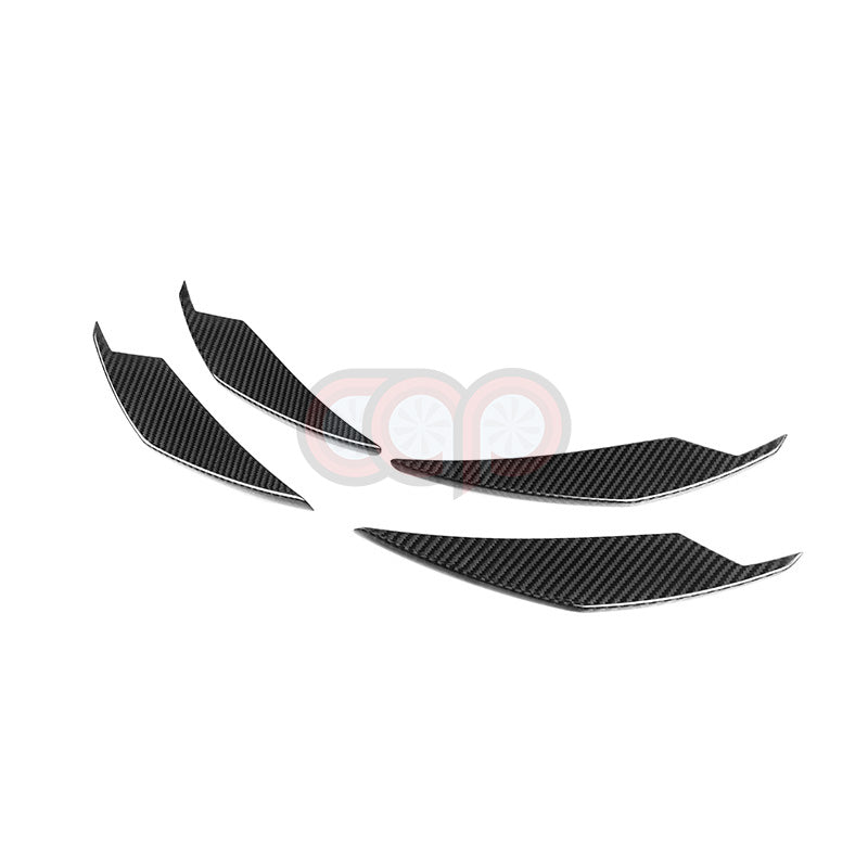 2021-2024 BMW G80 M3 & G82/G83 M4 - Pre Preg Carbon Fiber Front Canards - AC Style