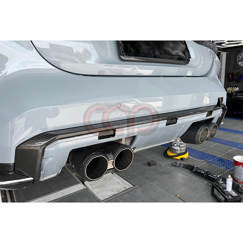 2021-2024 BMW G80 M3 & G82/G83 M4 - CAP Pre Preg Carbon Fiber Diffuser Trim - OEM Style