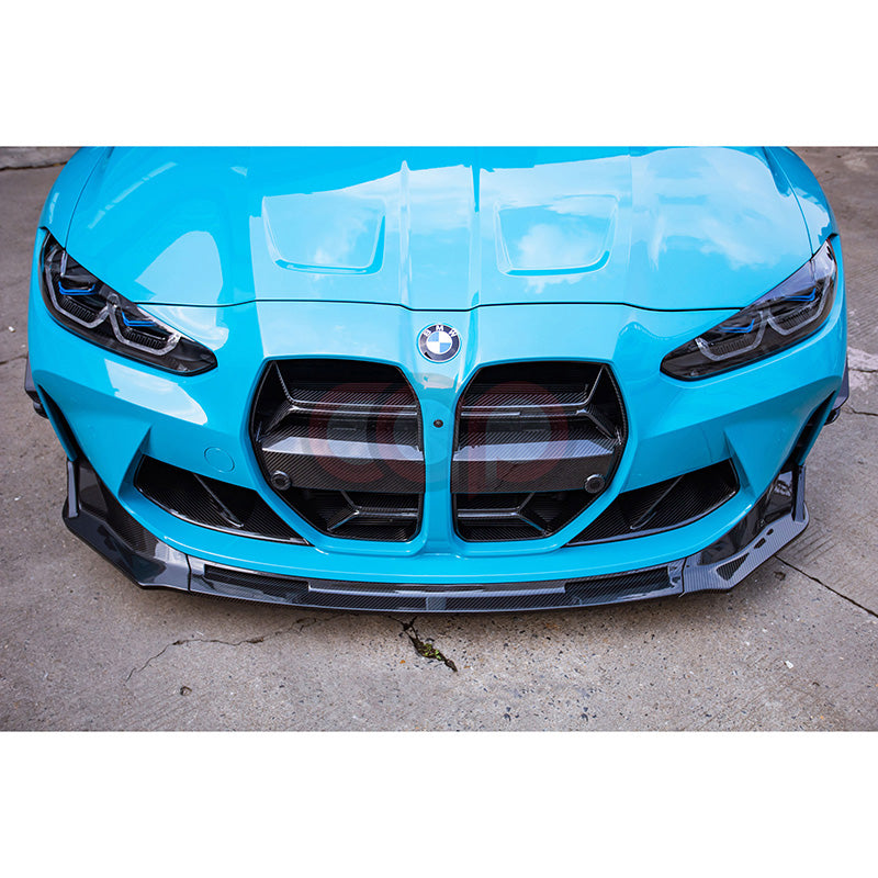 2021-2024 BMW G80 M3 & G82/G83 M4 - V Style - CAP Pre Preg Carbon Fiber Front Lip