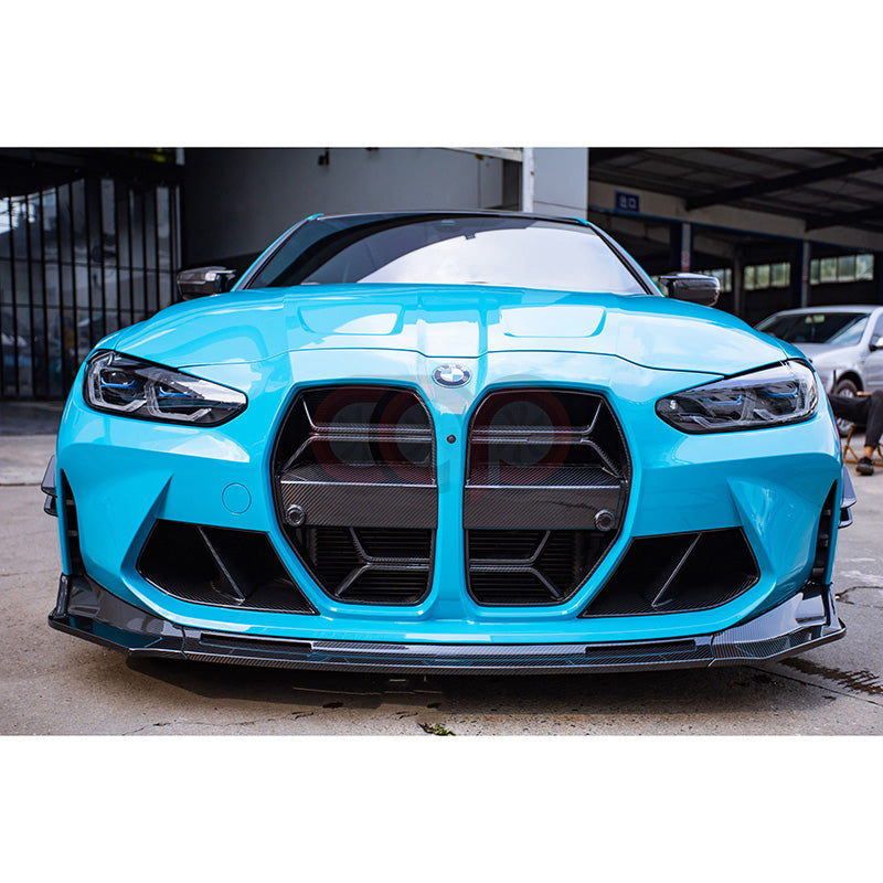 2021-2024 BMW G80 M3 & G82/G83 M4 - V Style - CAP Pre Preg Carbon Fiber Front Lip