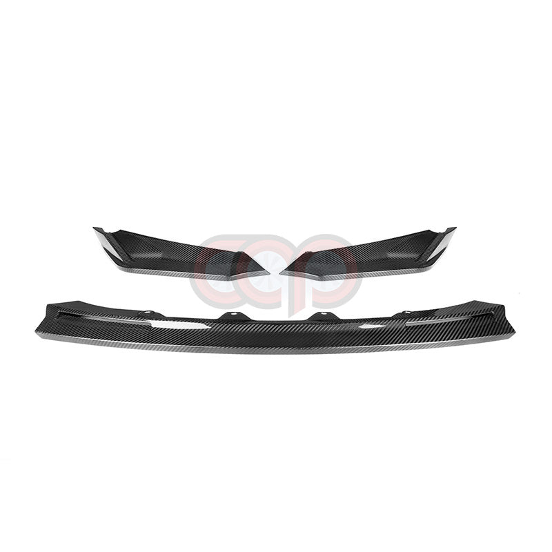2021-2024 BMW G80 M3 & G82/G83 M4 - V Style - CAP Pre Preg Carbon Fiber Front Lip