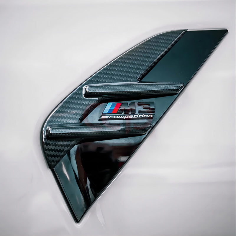 2021-2024 BMW G80 M3 G82 M4 - Pre Preg Carbon Fiber Fender Trim - OEM Style
