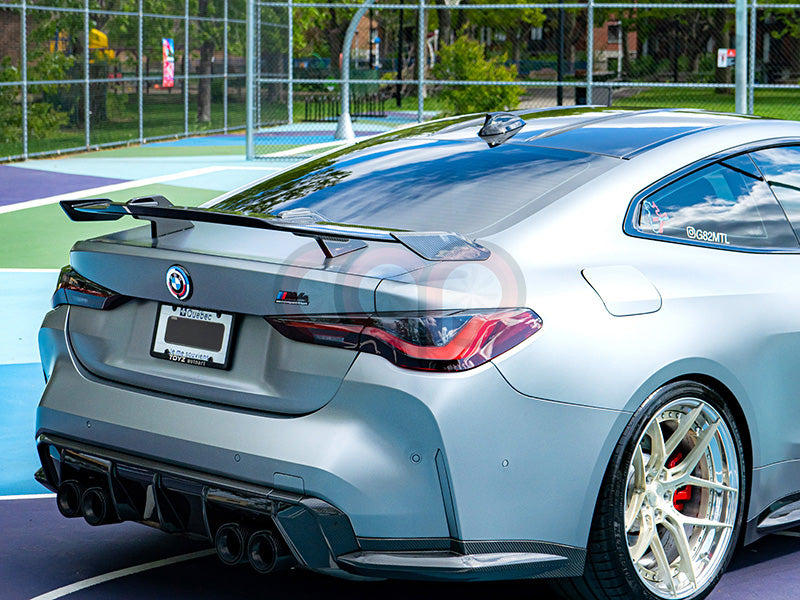 2021-2024 BMW G80 M3 G82 M4 - Pre Preg Carbon Fiber Rear Canards - OEM Style