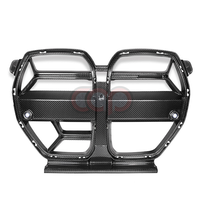 2021-2024 BMW G80 M3, G82 M4 | CSL Style Pre Preg Carbon Fiber Grille With ACC