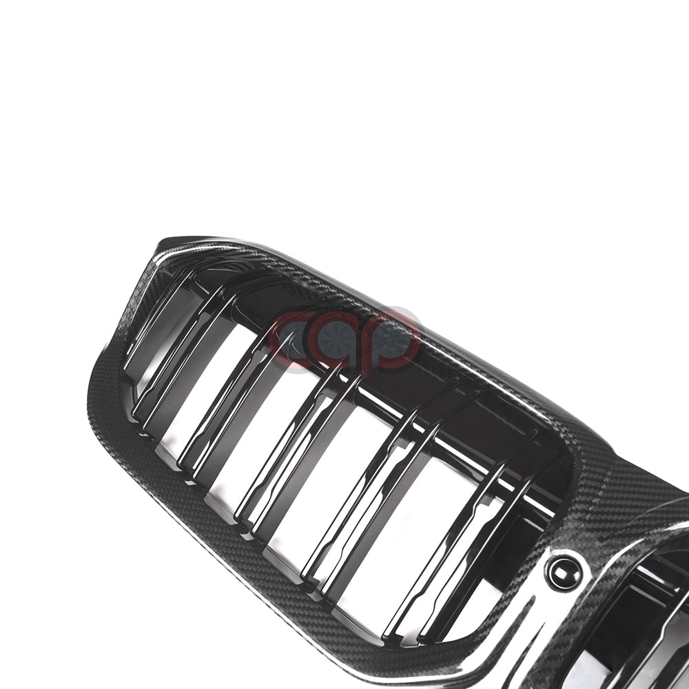 2023-2025 BMW G20 3 Series LCI - Dry Carbon Fiber Dual Slats Grille