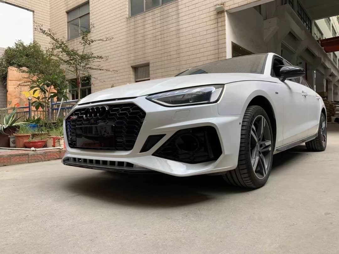 2020-2025 B9.5 Audi A4/S4 CAP Front Bumper | B9.5 Audi RS4 Bumper - V2