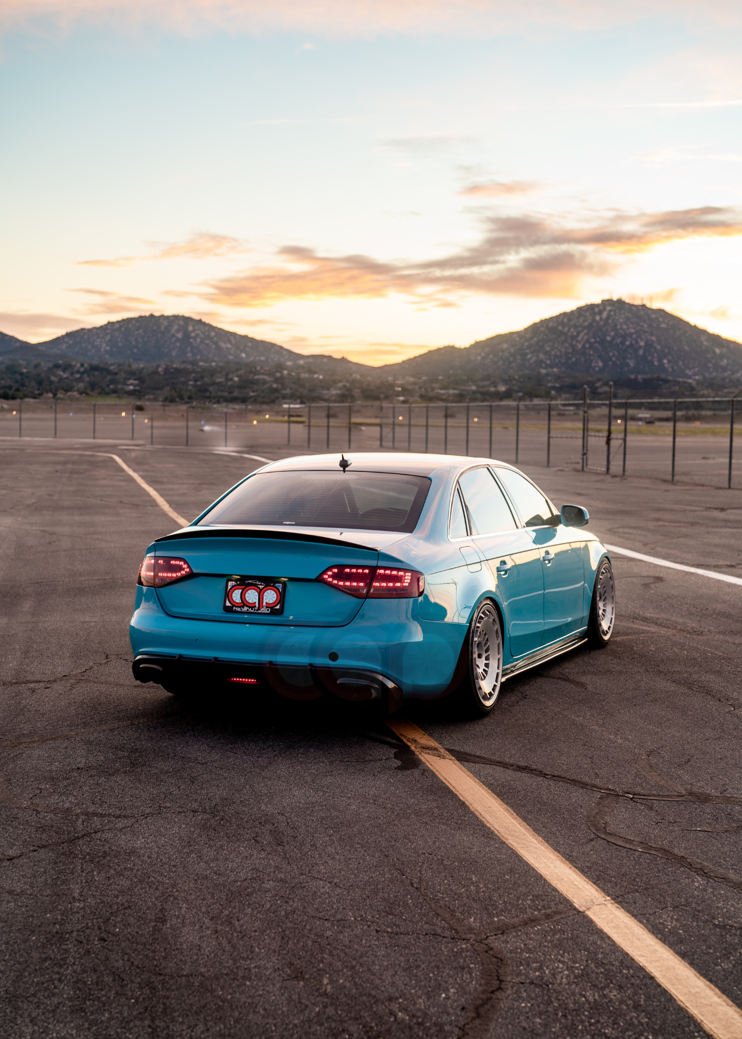 2010-2012 B8 Audi A4/S4 - CAP Carbon Fiber Diffuser - V2